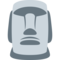 Moai emoji on Twitter